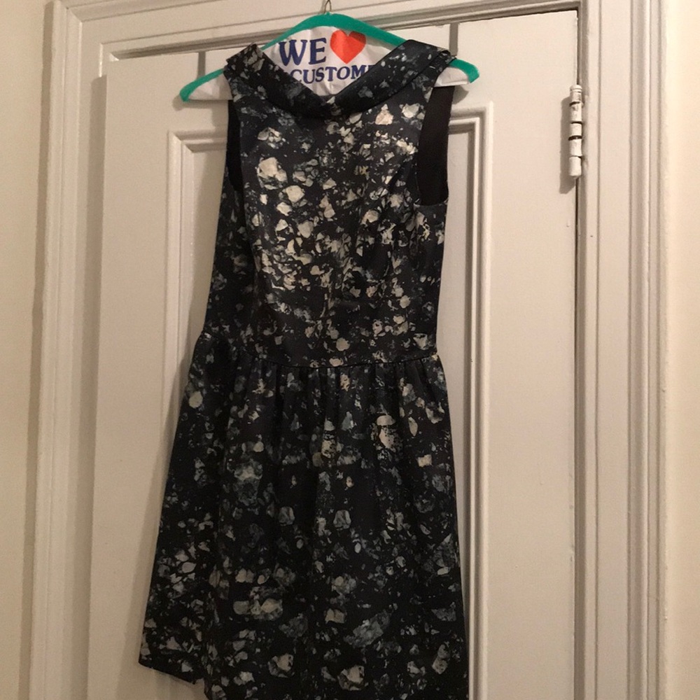 Badgley Mischka open back cocktail dress